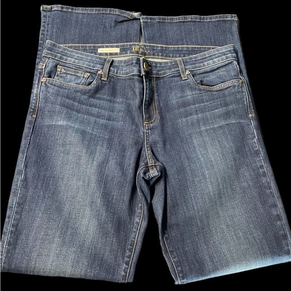 Kut from the Kloth Denim - Kut from the Kloth Women’s 12 Karen Baby Boot Cut Mid Rise Distressed Jean USA
